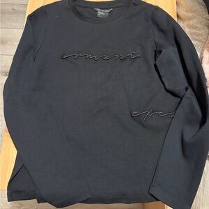 Giorgio Armani Men's Dark Crewneck Sweater